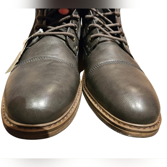 NWT Rye By Hawker Rye Combat Boot Dark Grey Men 10.5 - Picture 8 of 13